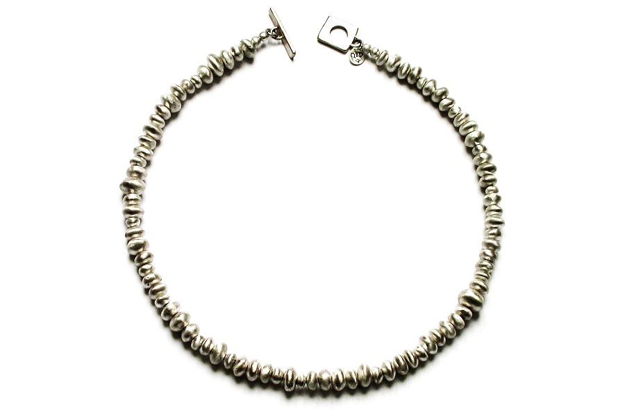 silver nugget neckpiece   $1,100.00   item 03-002 