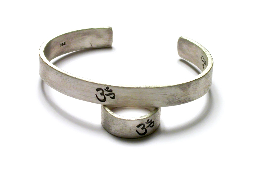 Om cuff   $195.00   item 04-063 