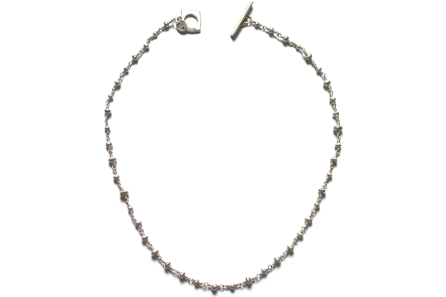 silver mini-nugget wire-wrapped neckpiece   $240.00   item 04-478 