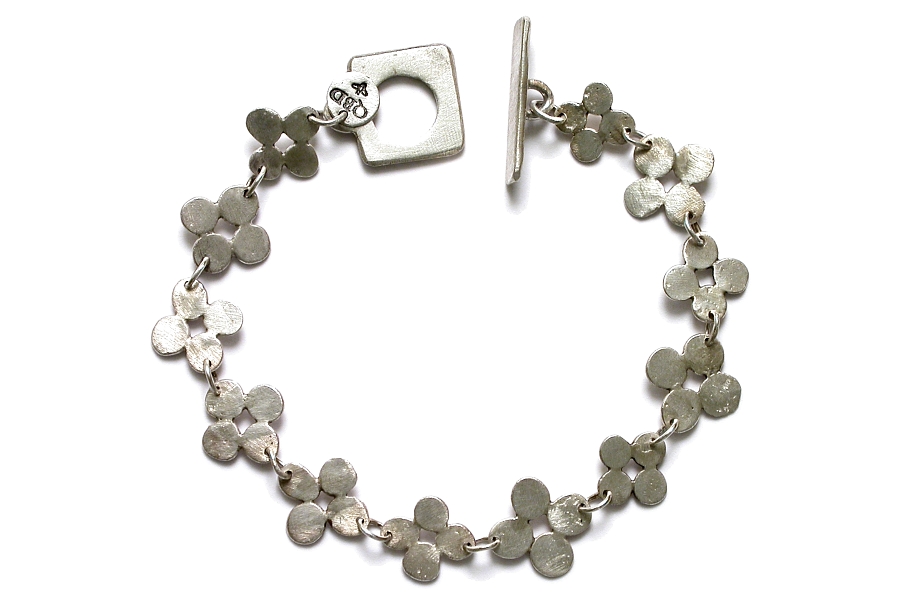 silver bloom bracelet   $360.00   item 05-100 