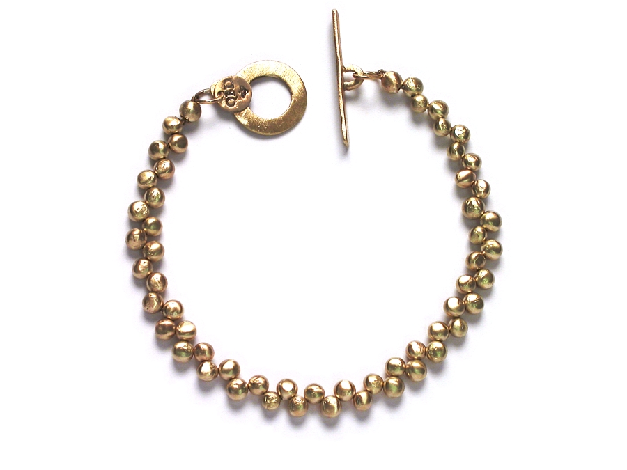 gold mini-nugget 'bubble' bracelet   $1,395.00   item 06-204 