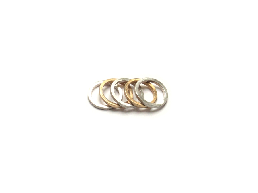 gold-plated silver band $40 each (simple silver band $35 each)   $40.00   item 10-136 