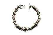 silver nugget bracelet   $495.00   item 03-001 