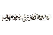 silver pebble bracelet   $560.00   item 03-010 