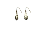 double long-drilled nugget earrings   $80.00   item 04-028 