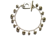 silver nugget dangle bracelet   $240.00   item 04-033 