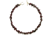 garnet teardrop neckpiece   $240.00   item 04-042 