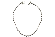 silver mini-nugget wire-wrapped neckpiece   $240.00   item 04-478 