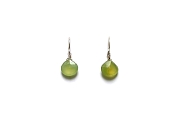 green chalcedony briolette earrings   $45.00   item 05-058 