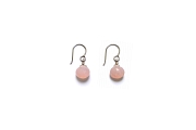 pink chalcedony briolette earrings   $40.00   item 05-068 