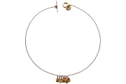 gold 7 mini-disc neckpiece   $220.00   item 05-088 
