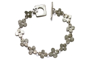 silver bloom bracelet   $360.00   item 05-100 