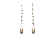 large freshwater pearl drop dangle earrings   $95.00   item 05-115 