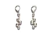 silver 'bubble' earrings   $150.00   item 06-200 