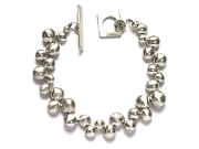 silver nugget 'bubble' bracelet   $480.00   item 06-201 