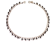 onyx & black cz dangle neckpiece   $195.00   item 06-212 