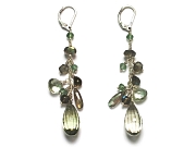 green amethyst & labradorite gypsy earrings   $195.00   item 06-227 
