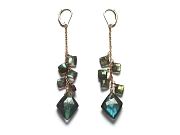 labradorite 'kite' earrings   $130.00   item 06-231 