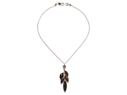labradorite marquis cluster drop neckpiece on silver chain   $165.00   item 06-232 