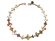 multi 10K gold bloom neckpiece   $1,495.00   item 06-240 