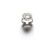 silver indian flower ring   $180.00   item 07-118 