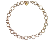 10K gold link neckpiece with 14K gold filled jump rings   $1,100.00   item 07-156 