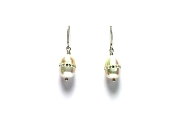 freshwater pearl with pav�-set swarovski crystal earrings   $65.00   item 07-160 