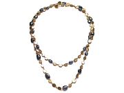 gold mini-disc & kyanite 42 inch neckpiece   $2,995.00   item 07-212 