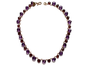 garnet & amethyst 'ascher cut' neckpiece   $350.00   item 07-218 