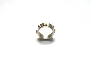 silver band & gold dot ring   $245.00   item 07-222 