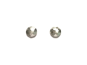 faceted silver round 'gem' earrings   $95.00   item 07-237 