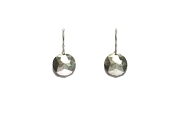 silver multifaceted circle 'gem' earrings   $95.00   item 07-247 