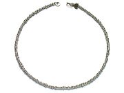 silver 'dot-heishi' neckpiece (bracelet also available $340)   $740.00   item 09-103 