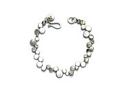 top-drilled silver dot bracelet   $360.00   item 09-104 