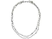 wired 40inch silver dot neckpiece   $695.00   item 09-114 