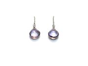 'rose de france' briolette earrings   $65.00   item 09-131 