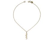 10k gold dot pendant & 14k gold-filled chain neckpiece   $320.00   item 09-137 